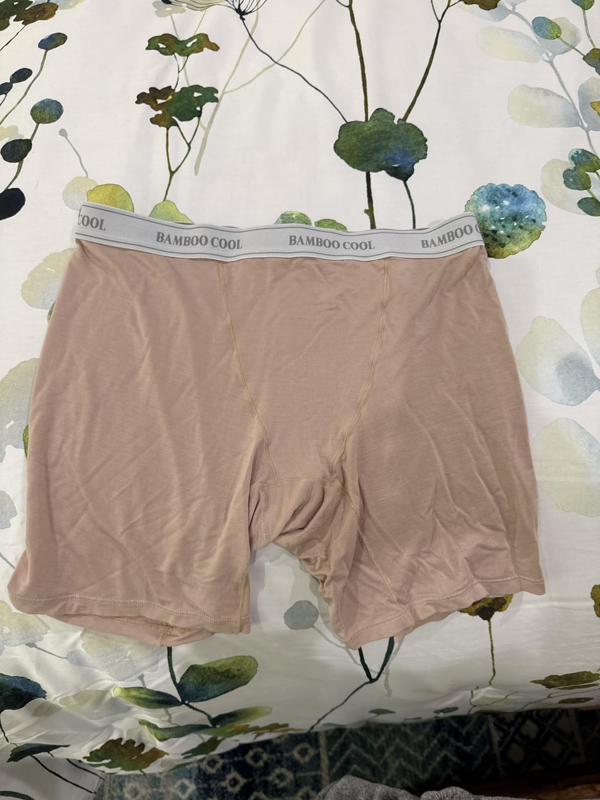 BAMBOO COOL Womens BoyShorts Underwear Full Coverage Ladies Panties High Waisted Boxer Briefs Breathable Stretch 5 Pack customer photo 1