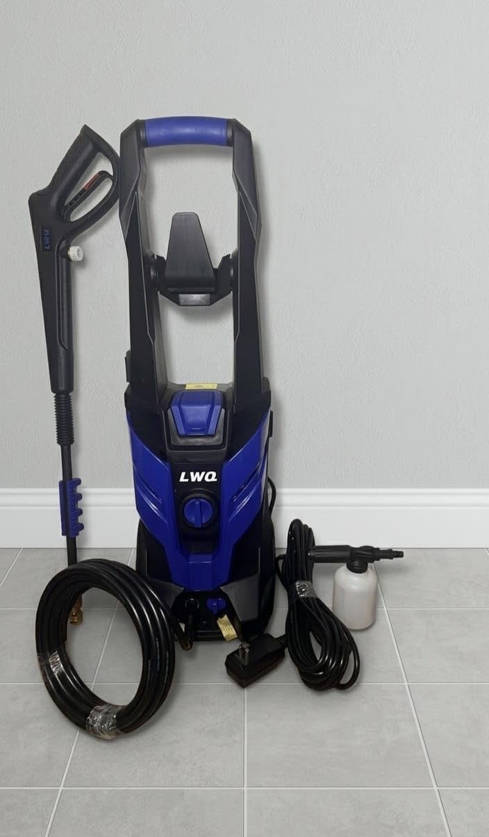 Pressure Washer, Power Washer with 4 Quick Connect Nozzles, High Pressure Cleaning Machine with Foam Cannon for Cars/Fences/Driveways/Patios/Home Cleaning customer photo 1