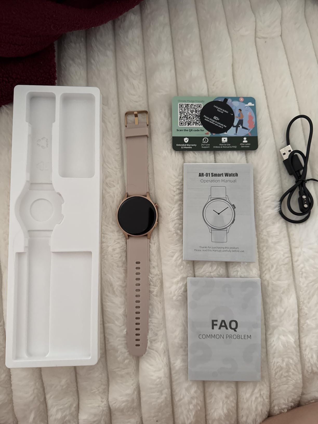 Smart Watch for Women, Answer/Make Call, 1.32'' AMOLED Ultra-Clear Screen customer photo 1