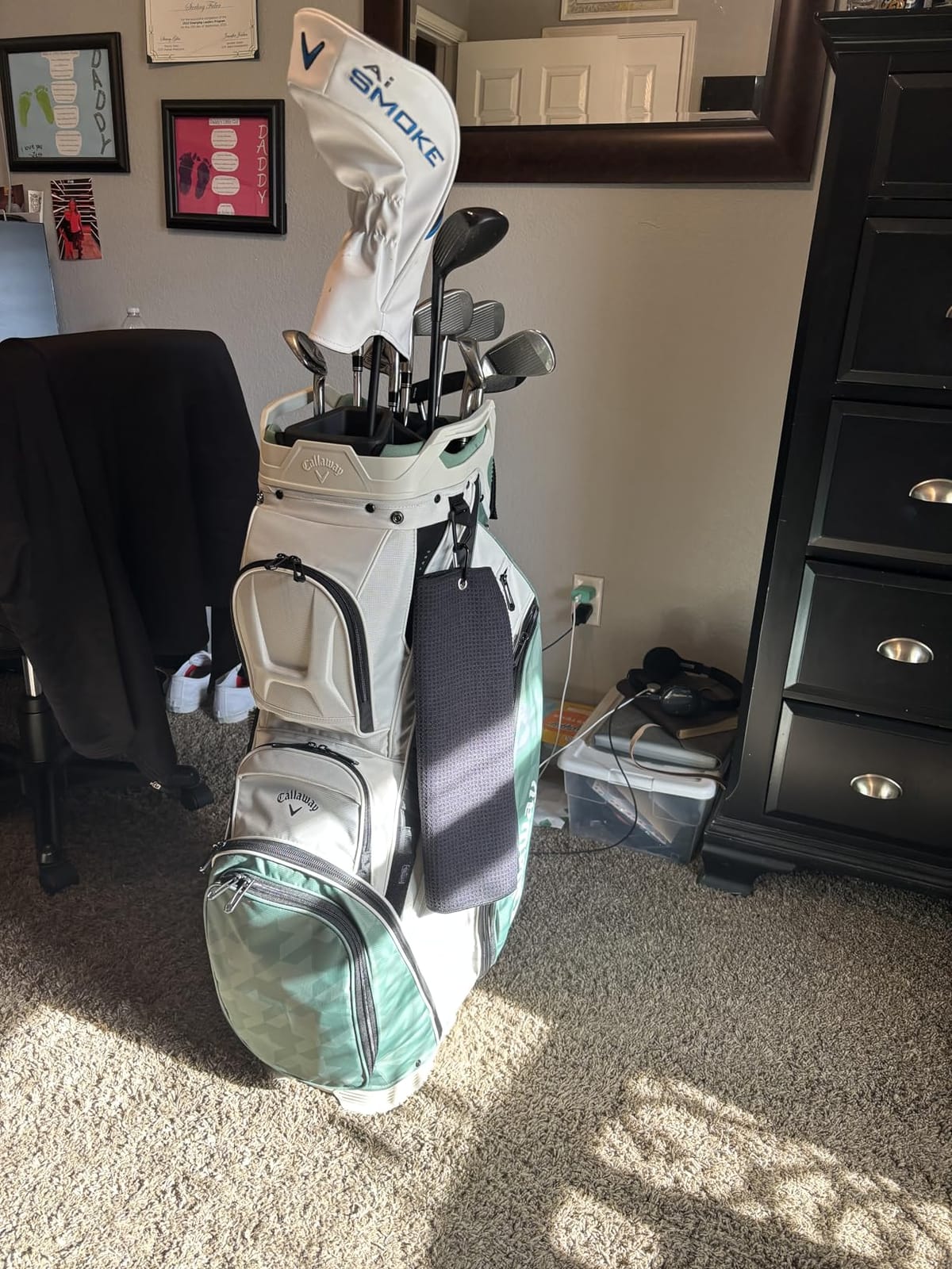Callaway Golf ORG 14 Cart Bag (Navy/Flow Yellow) customer photo 1