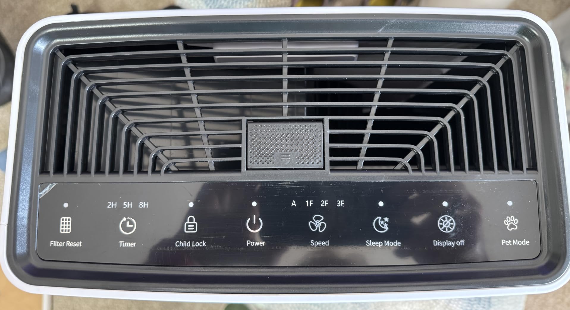 Air Purifiers for Home Large Room up to 2200sq.ft, MOOKA Air purifier for Home Pets with Washable Filter, PM 2.5 Display Air Quality Sensor Air Cleaner for Bedroom, Dorm room, Pets, Office PR1 (White) customer photo 2