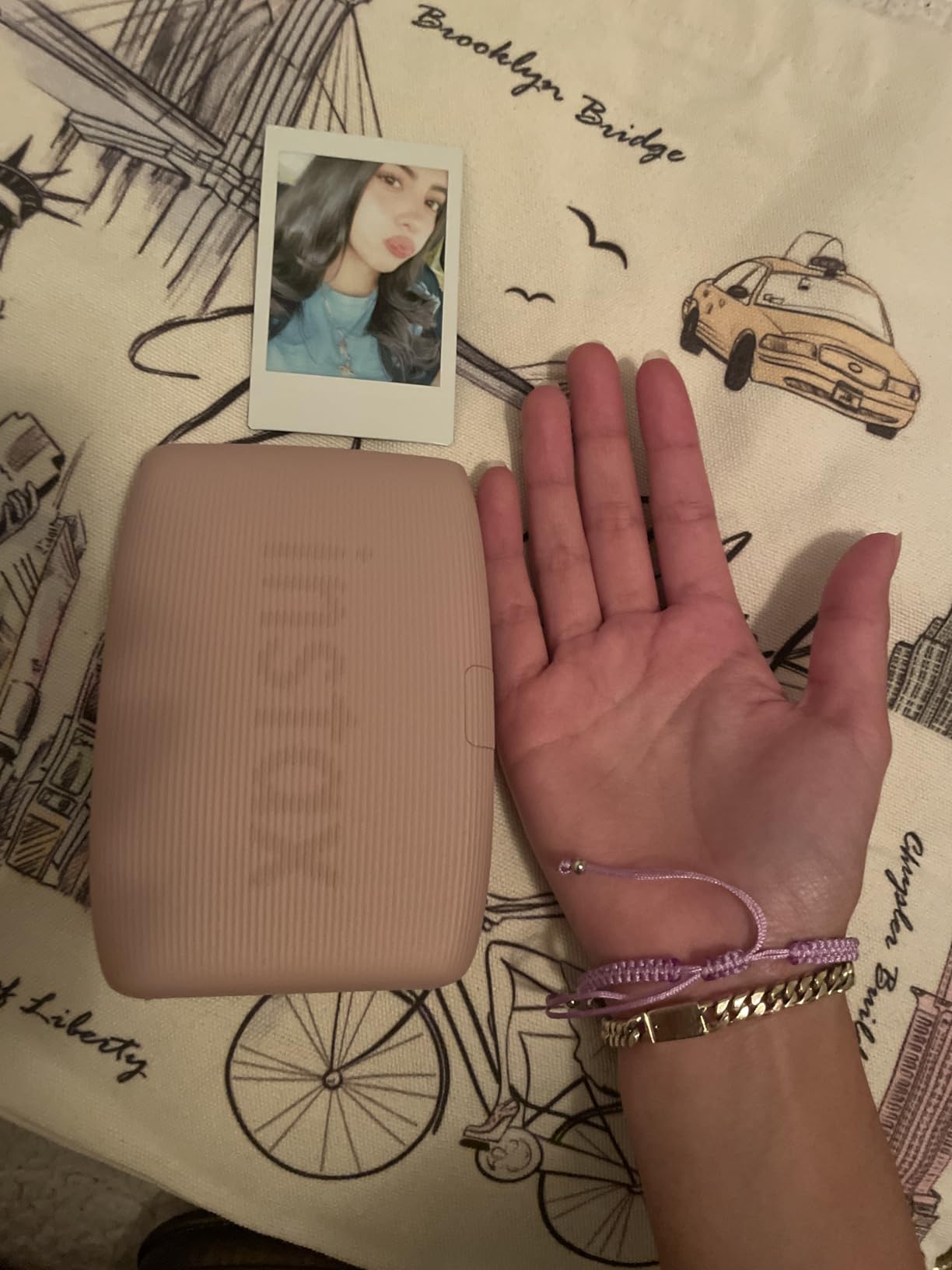 Fujifilm INSTAX Mini Link 3 Smartphone Printer | Clay White Bundled INSTAX Mini Instant Film | 20 Exposures + Microfiber Cleaning Cloth (3 Items) customer photo 2