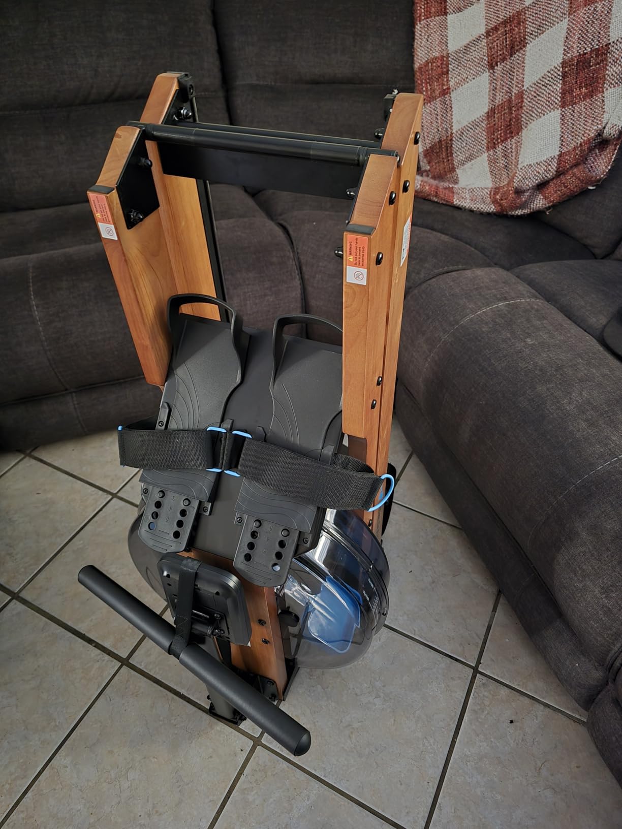 Merach R280 Water Rowing Machine, Foldable & Space-Saving, 400lbs Capacity customer photo 1