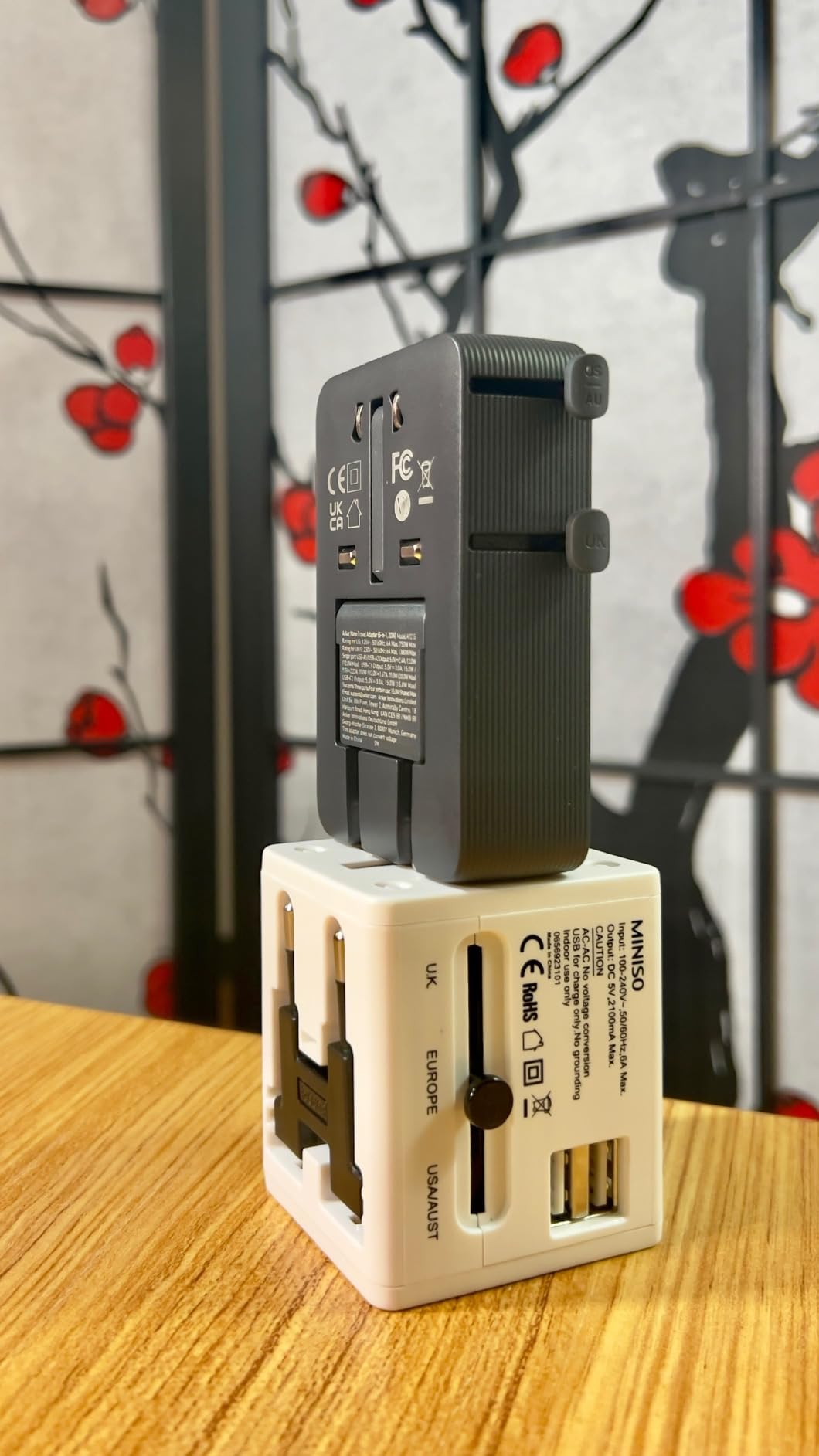 Anker Nano Travel Adapter, 2 USB C Universal Charger, 20W, 1× 2-Pin AC customer photo 2