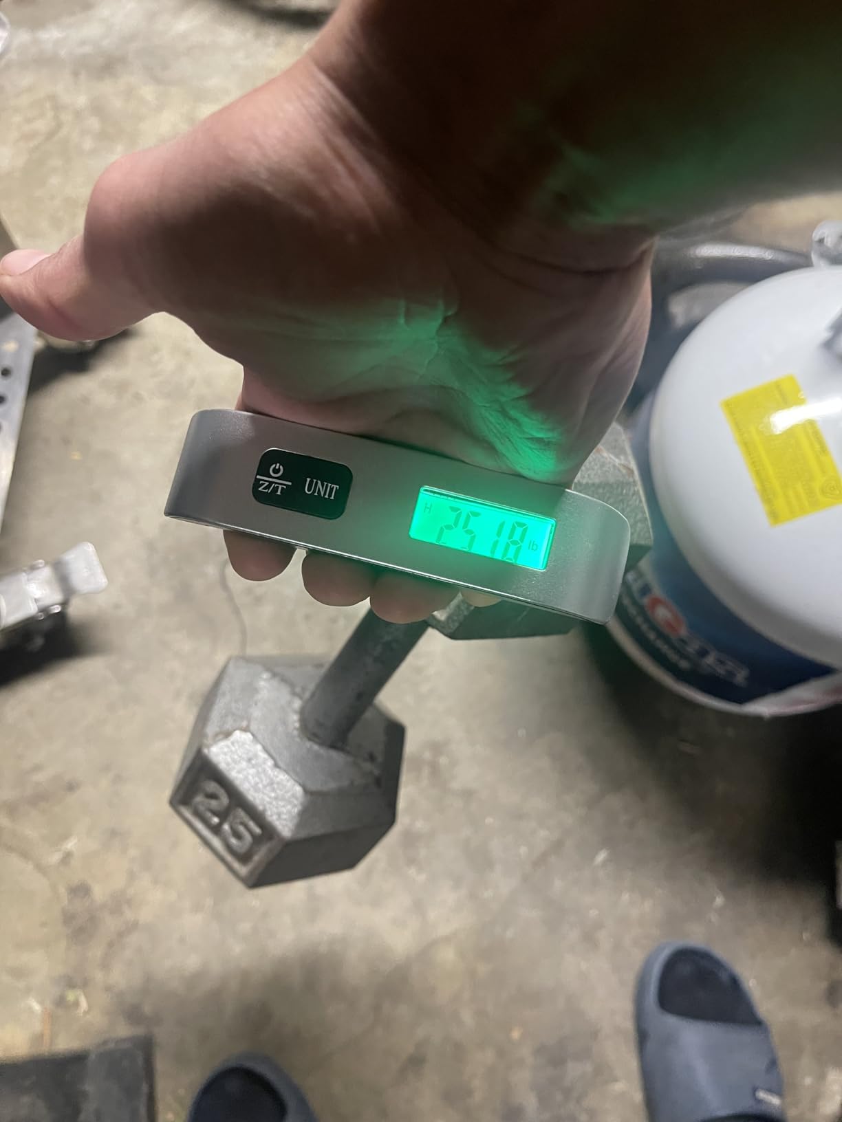 Luggage Scale, 110lb/50kg Portable Luggage Weight Scale, Silver customer photo 2