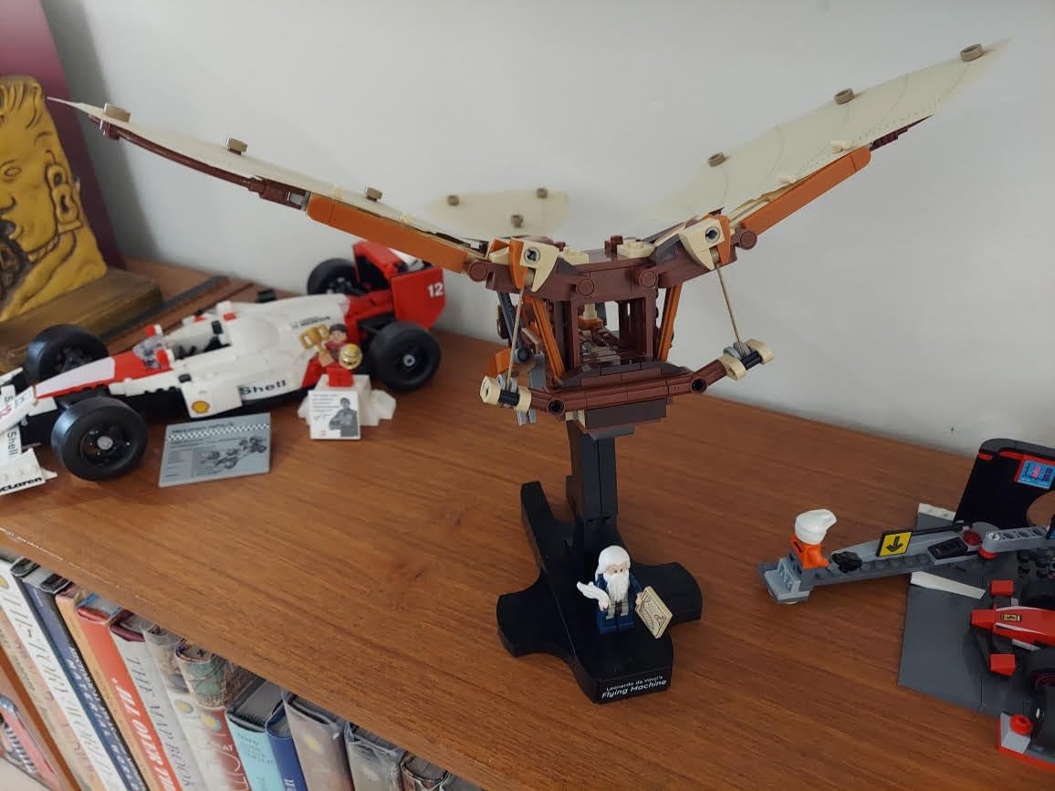 LEGO Icons Leonardo da Vinci's Flying Machine DIY Kit - Ornithopter Building Set for Adults, Ages 18+ - Craft for Home or Office Decor with Display Stand - Gift Idea - 10363 customer photo 2