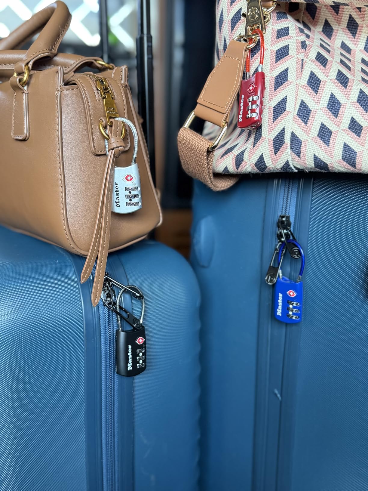 Master Lock TSA Approved Combination Luggage Lock, Assorted, 4688EC4 customer photo 2