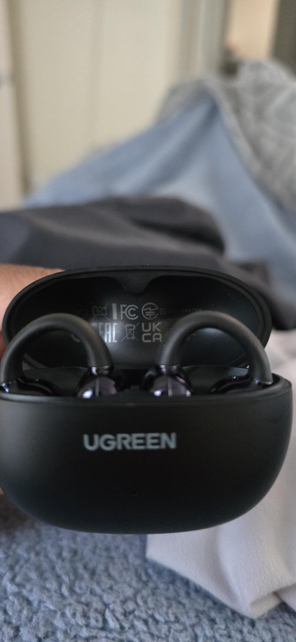 UGREEN HiTune S3 Open Ear Earbuds, Bluetooth 5.4, Clip on Earbuds, Black customer photo 1