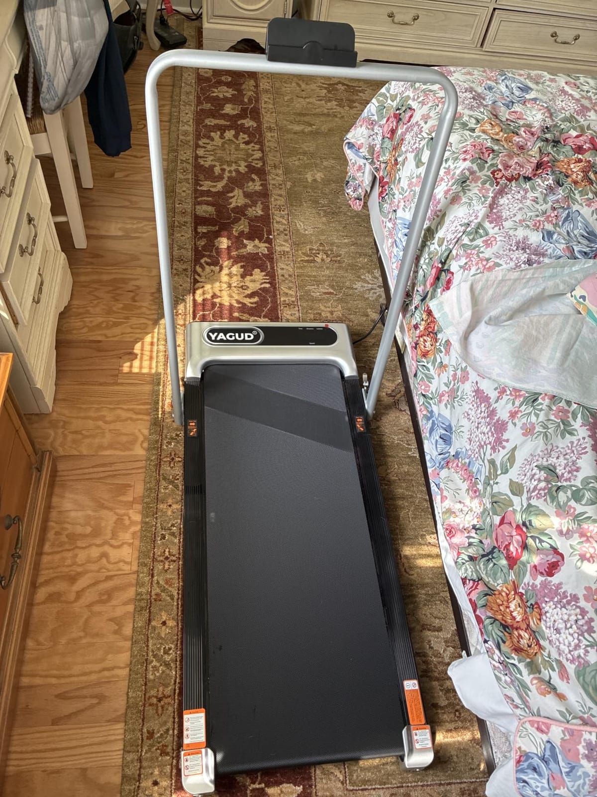 Walking Pad Treadmill for Home, Incline Walking Pad with Handle Bar customer photo 1