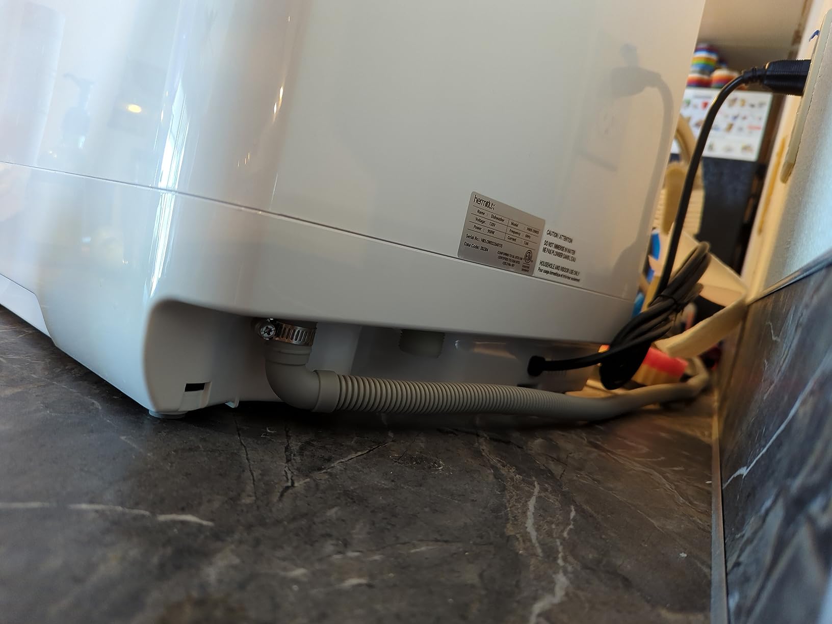 Hermitlux Countertop Dishwasher, 7 Washing Programs Portable Dishwasher customer photo 2