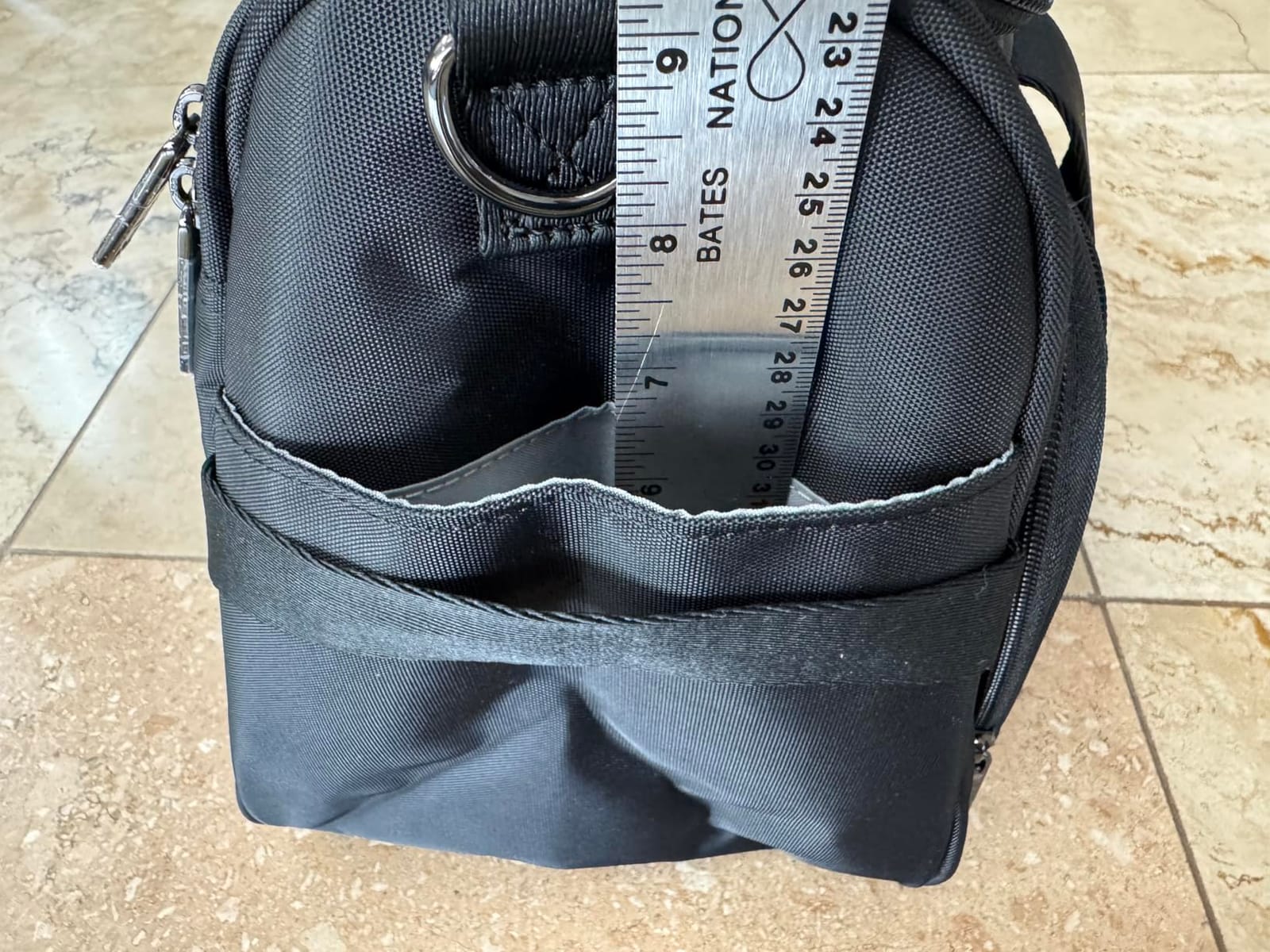 HanTrip 16 Inch Under Seat Carry On Duffle Bag for Airplanes, Black customer photo 1