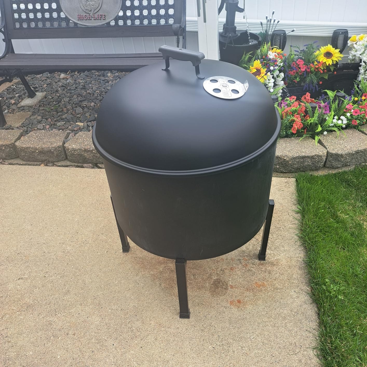 Panovue 22 inch Smokeless Fire Pit with Waterproof Cover & Fire Poker customer photo 1