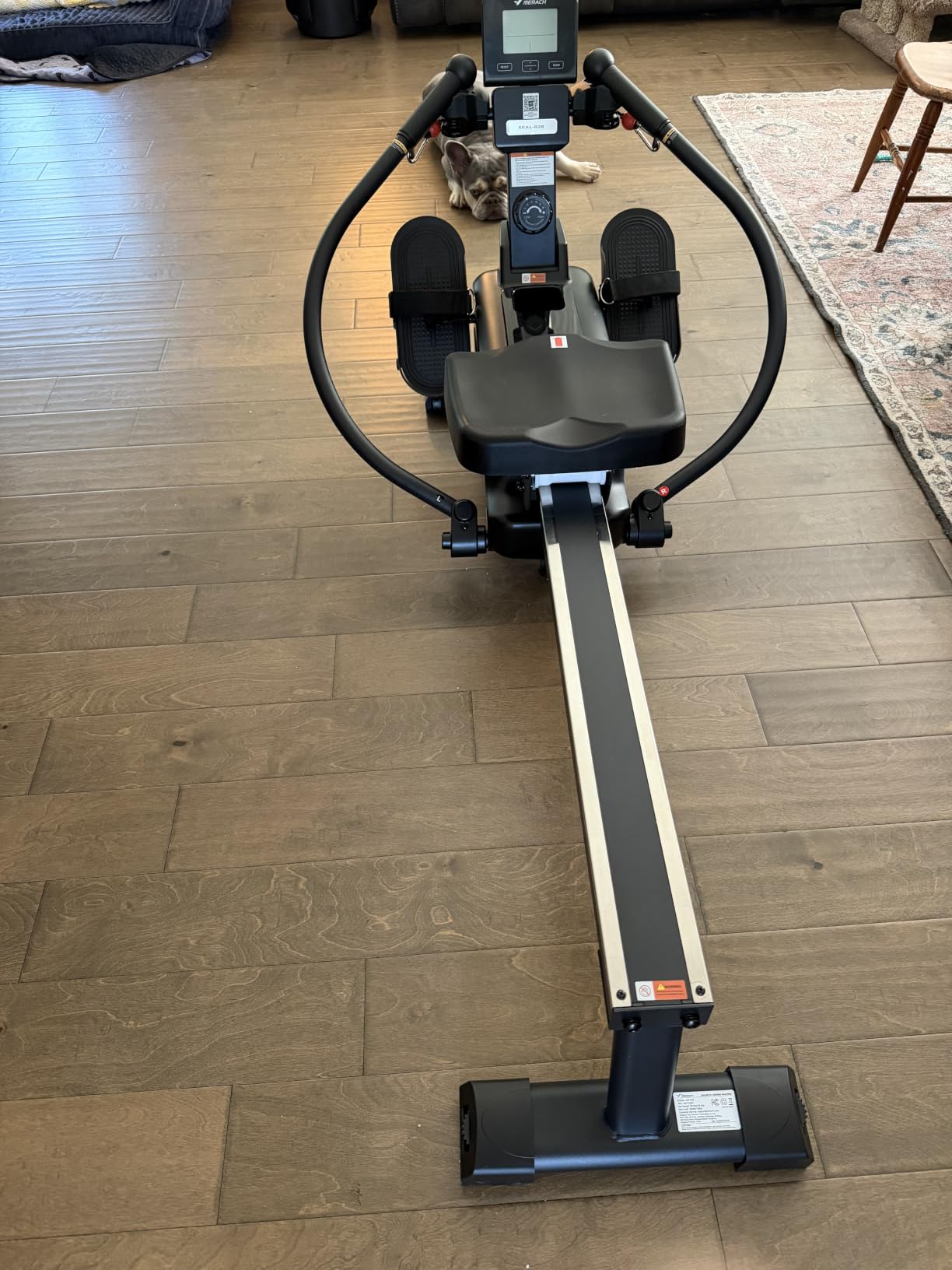 Merach RS3 Scull Rowing Machine for Home, Simulate Real Row, Ergonomic Seat customer photo 1