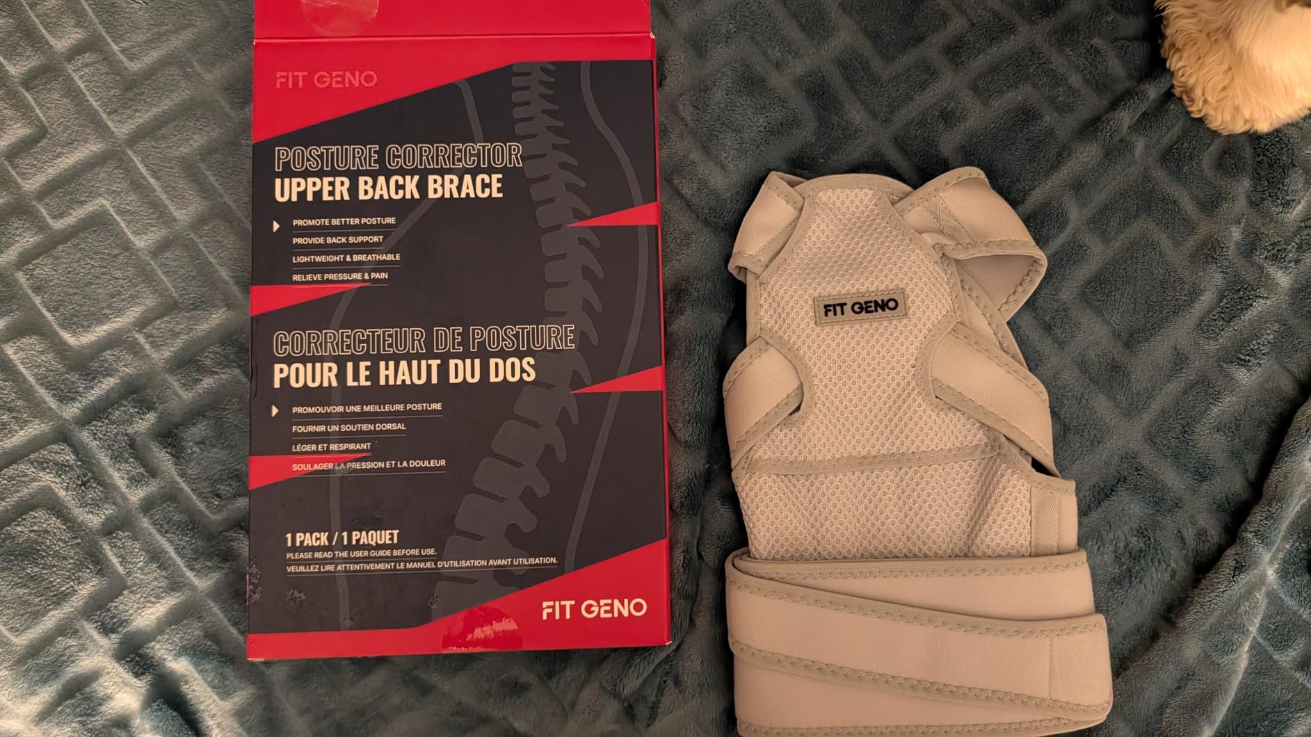 Fit Geno Posture Corrector for Women Lite, Upper Back Brace for Slouching customer photo 2