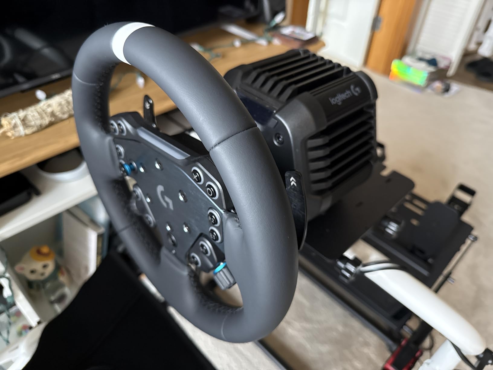 Logitech G RS50 Direct Drive Racing Wheel, Hub, & Base for PS5/PS4/PC customer photo 1