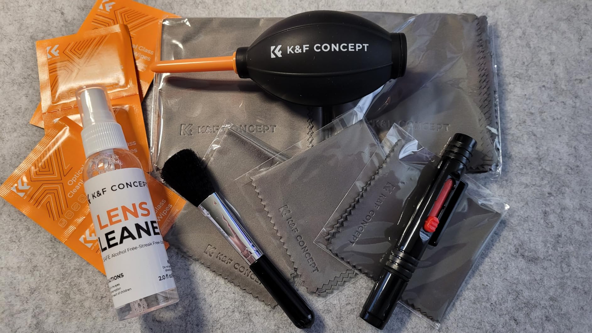 K&F CONCEPT 15 in 1 Camera Pro Cleaning Kit for DSLR and Sensitive Devices customer photo 2
