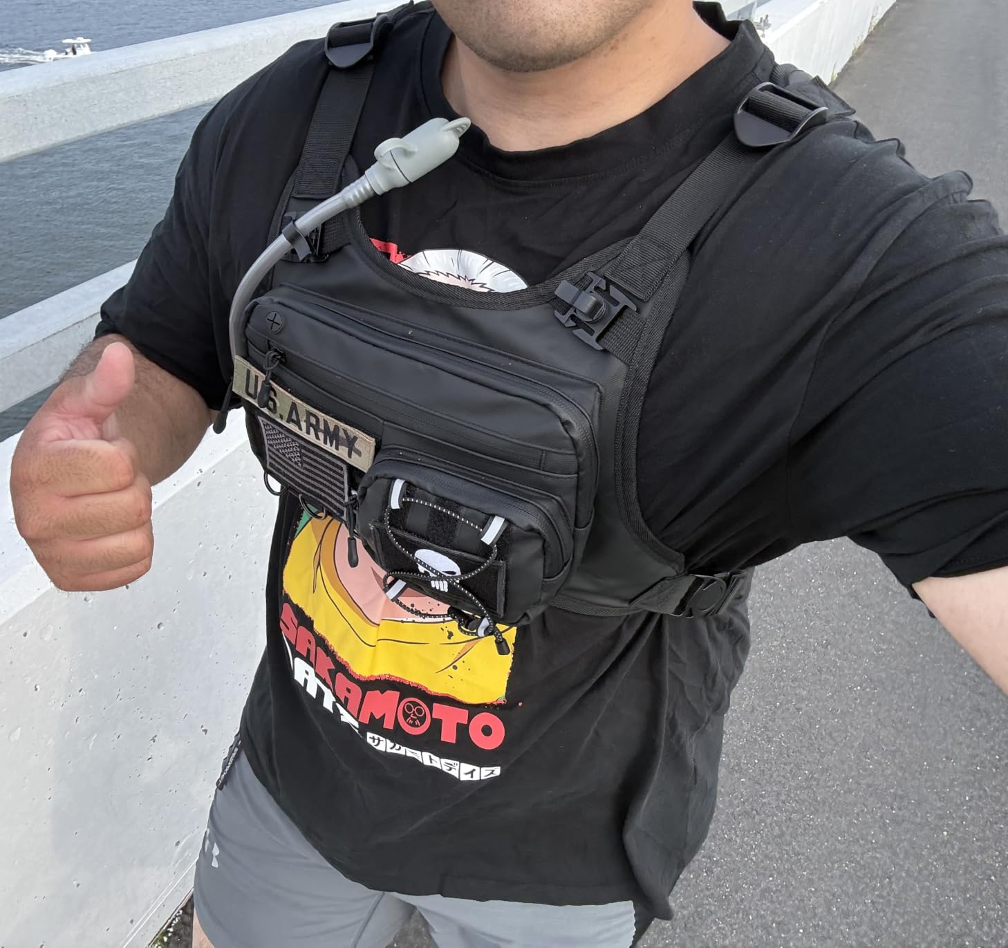 Zelvot Running Vest with 2L Water Bladder, Hydration Backpack, U.S. Design Patent, Lightweight Hydration Pack with Gear Holder, Reflective Chest Pack for Men Women customer photo 2