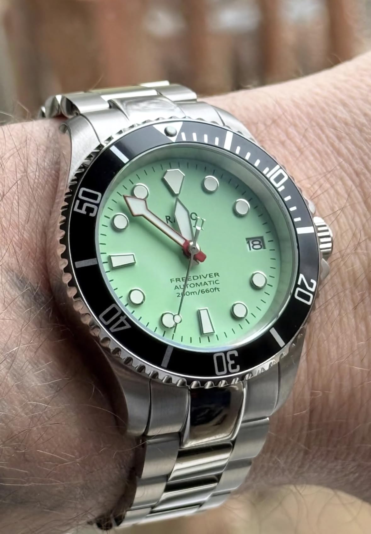 RATIO FreeDiver Sapphire Crystal Diver Watch Japanese Automatic Movement Dive Watch 200m Water Resistant Diving Watch for Men customer photo 1