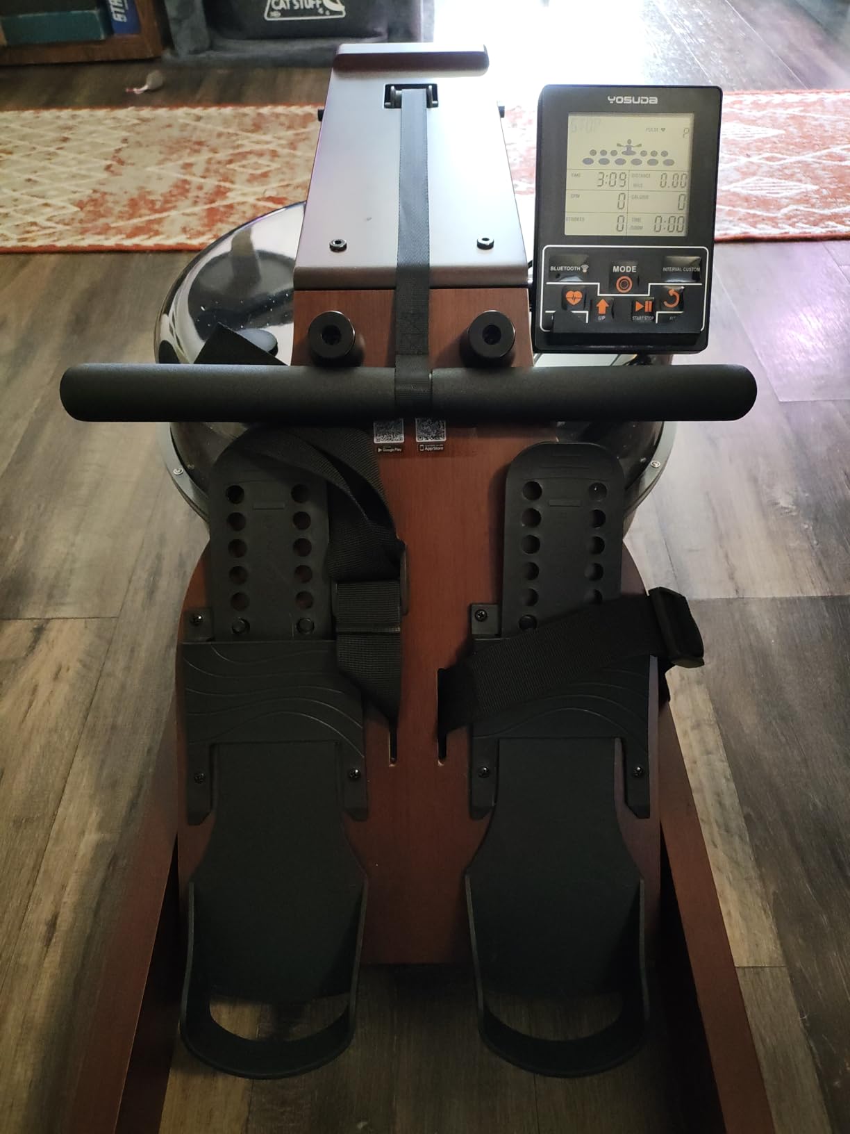 YOSUDA Water Rowing Machine Foldable for Home Use 5.8 Gal Large Water Tank customer photo 2