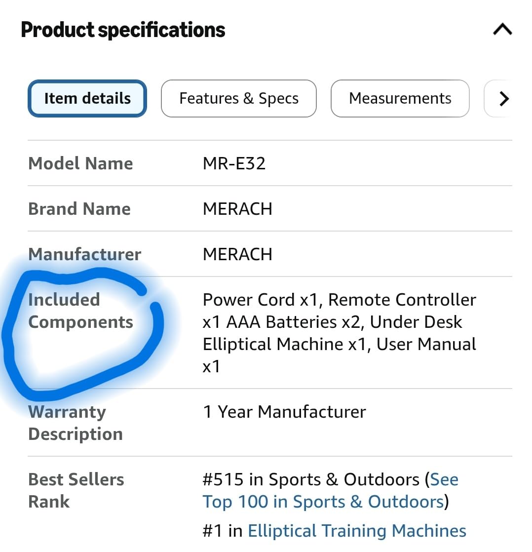 MERACH Under Desk Elliptical, Leg Exerciser While Sitting for Seniors customer photo 1