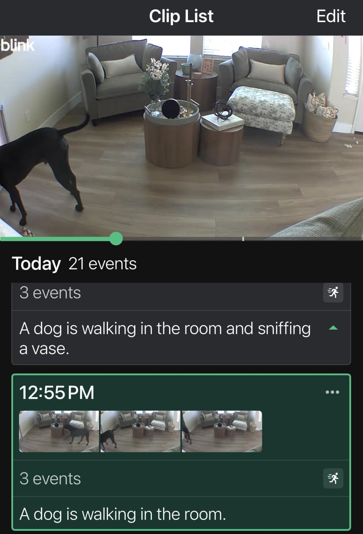 Blink Mini 2K+ (newest model) – Plug-in Home & Pet Indoor Security Camera with 2K video resolution, night vision, enhanced audio, motion detection – 1 camera (Black) customer photo 2