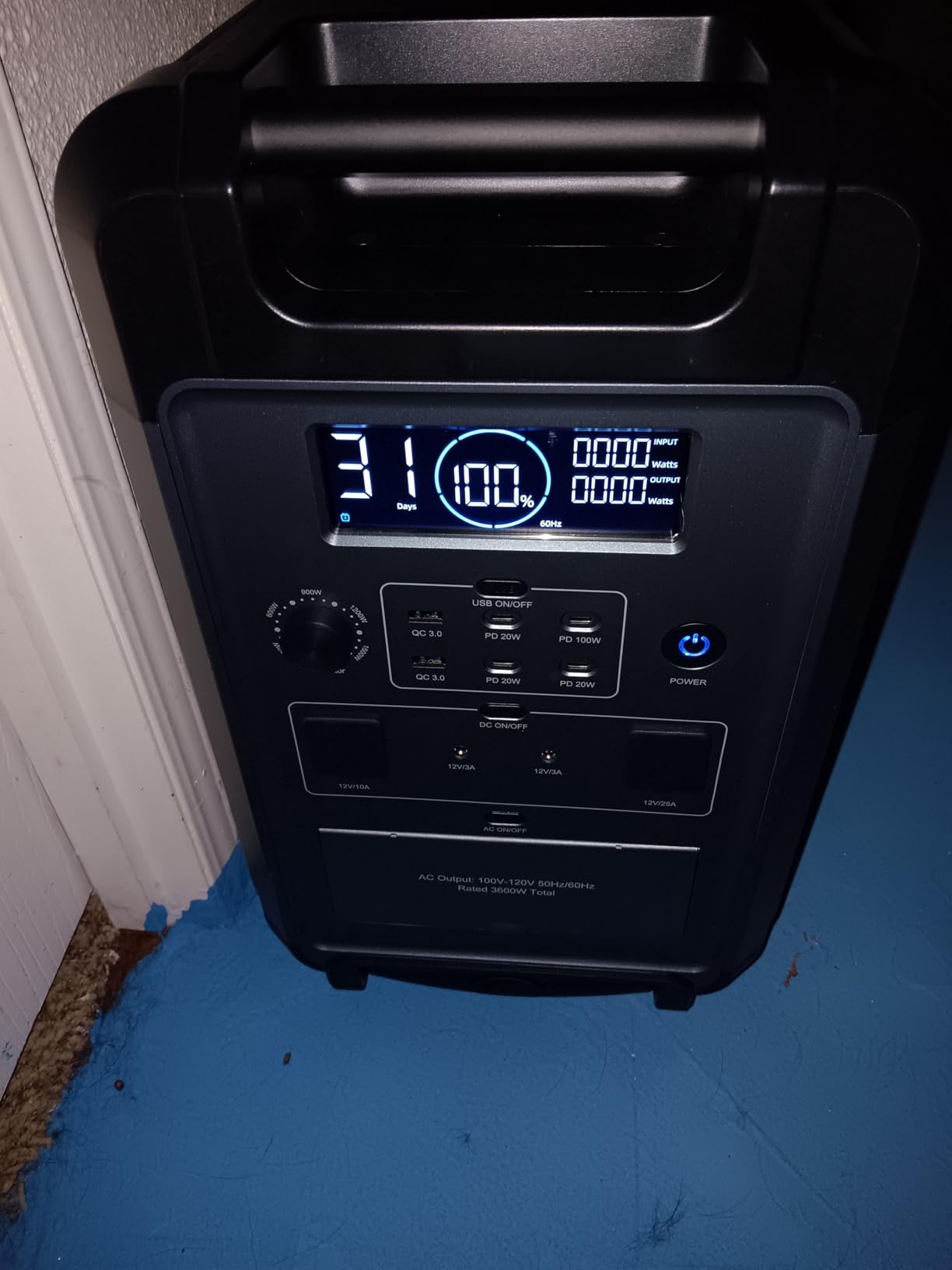 ABOK Ark3600 Portable Power Station 3600W, 3840Wh LiFePO4 Battery customer photo 2