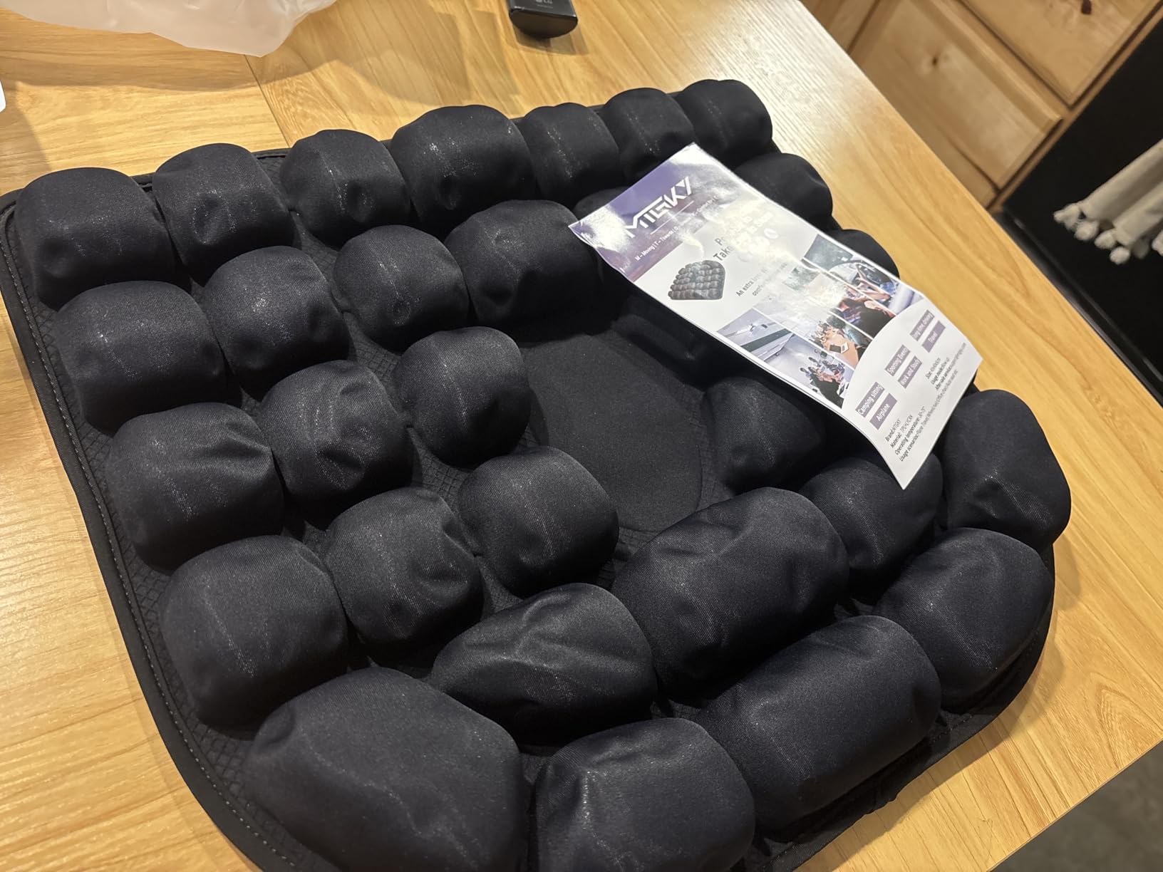 Sondor Travel Cushion,Portable & Adjustable Airplane seat Cushion for Long Flights,Inflatable Cushion for Wheelchair, Travel,Driving customer photo 1