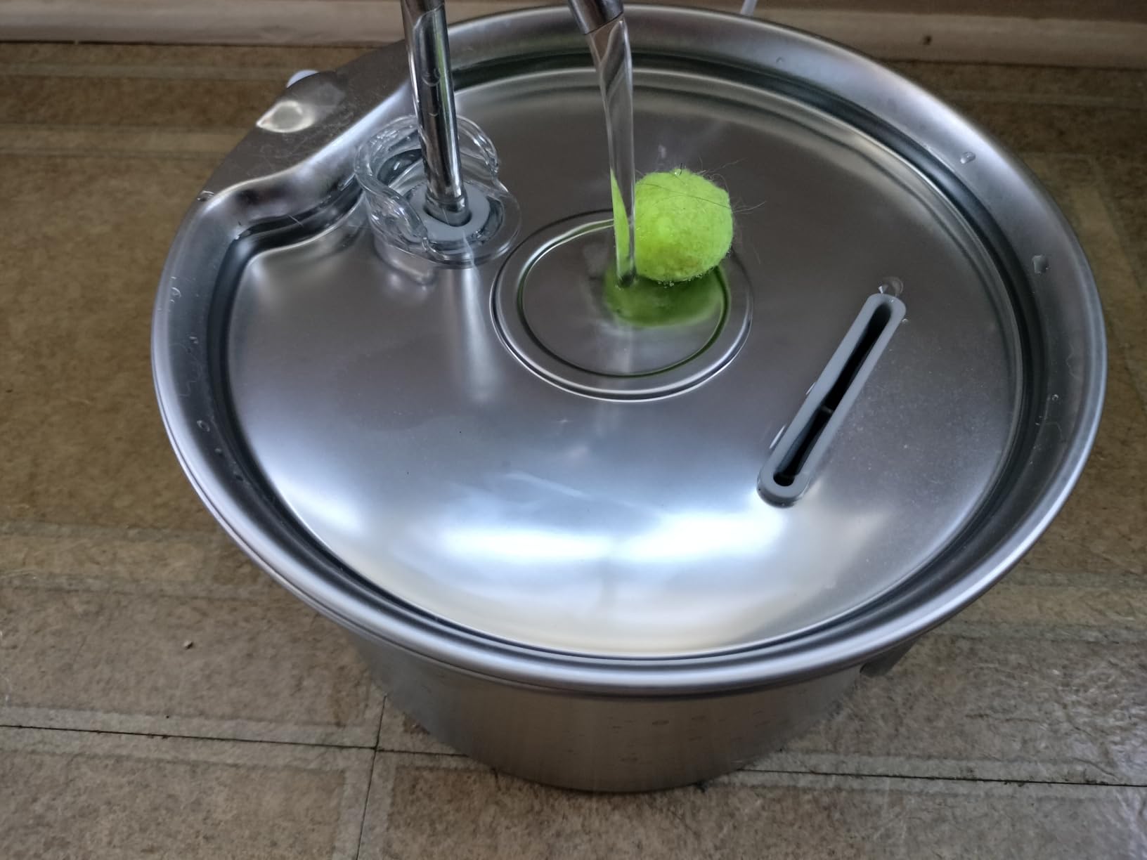 Stainless Steel Cat Water Fountain: Cat Fountain with 6 Filters + 3 Sponges customer photo 1