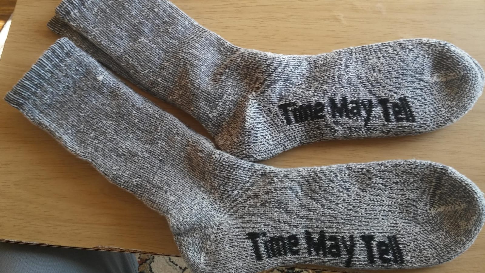 Time May Tell Merino Wool Socks for Men & Women Cushion Hiking Boot Socks customer photo 2