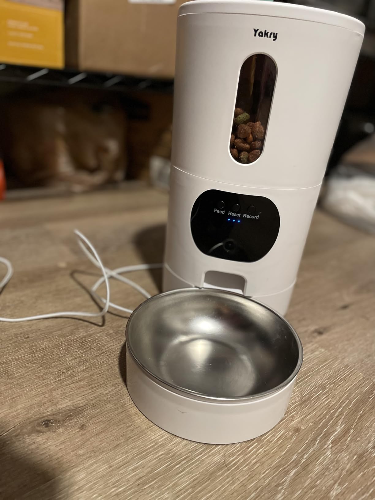 Automatic Dog Feeder Large Breed: 12L/50 Cup Capacity for Kibble up to 20mm customer photo 1