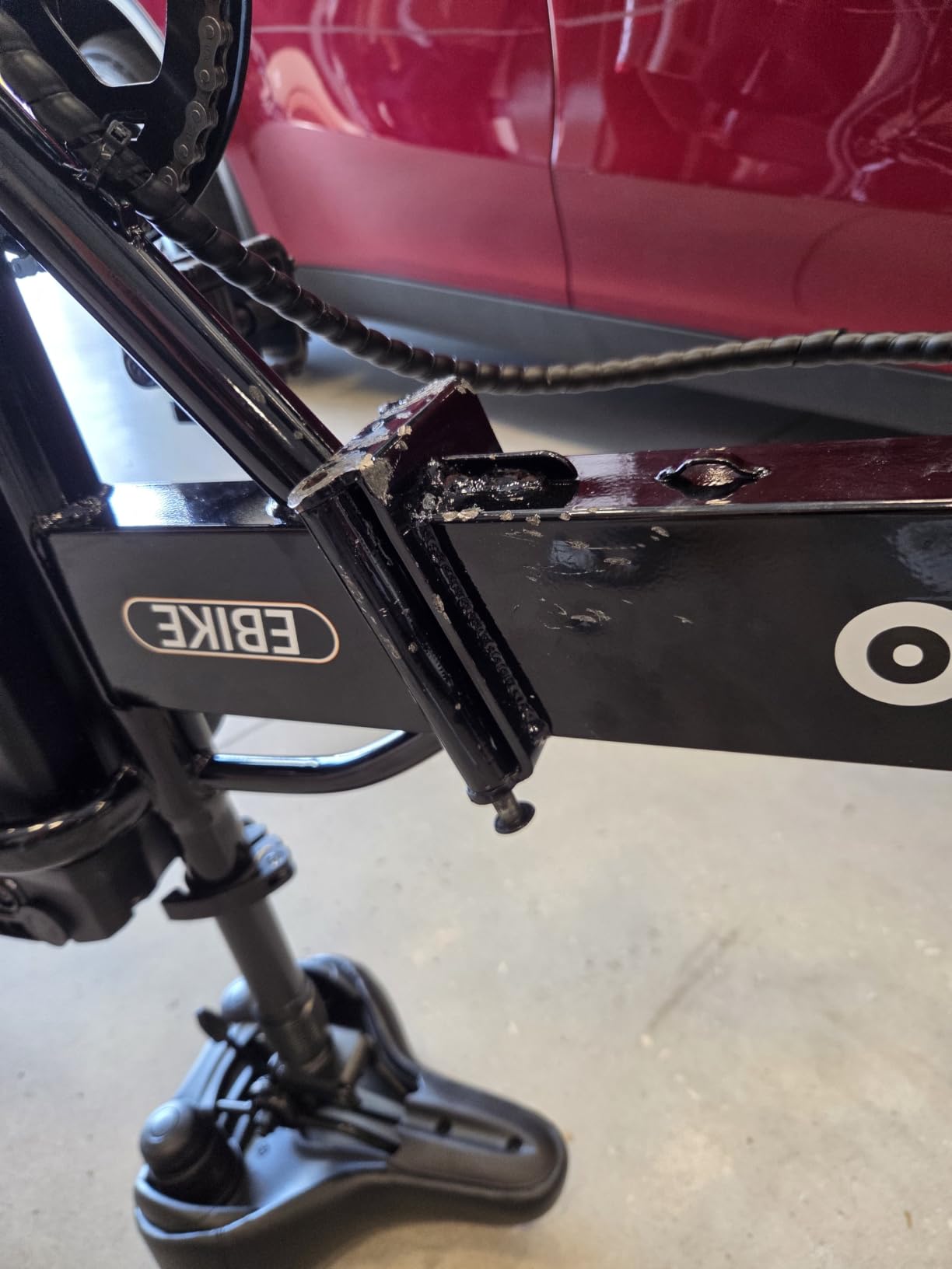 Folding Electric Bike for Adults, E-Bike,Compact Utility Electric Bicycle customer photo 1