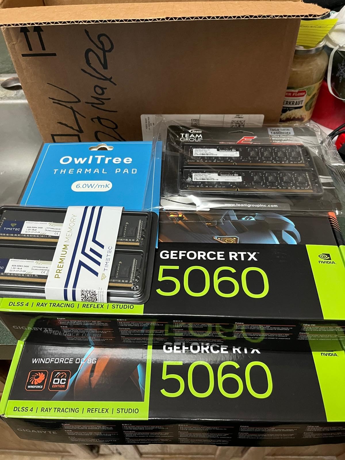 GIGABYTE GeForce RTX 5060 WINDFORCE OC 8G Graphics Card, Cooling System, 8GB 128-bit GDDR7, PCIe 5.0, Manufactured by NVIDIA, DisplayPort & HDMI - Video Output Interface, GV-N5060WF2OC-8GD Video Card customer photo 1