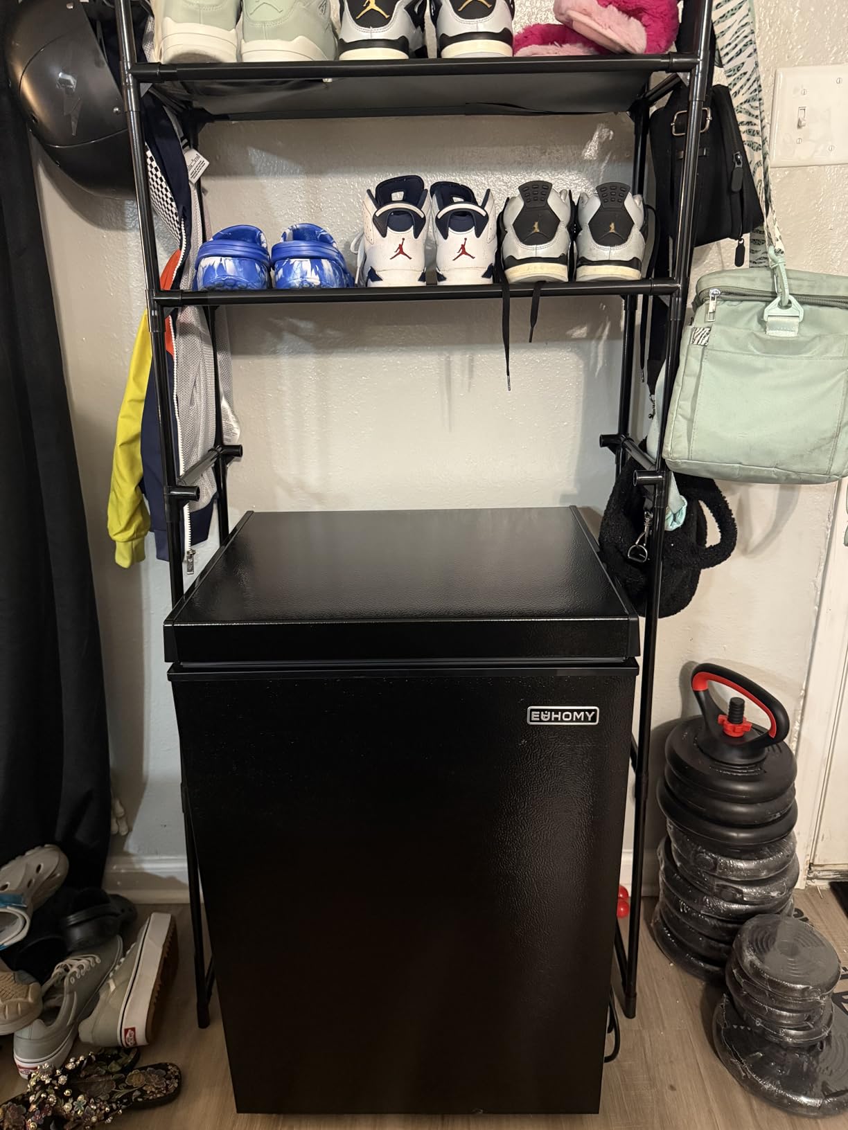 EUHOMY 3.5 Cu.Ft Chest Freezer, Deep Freezer Top Door, Black customer photo 1