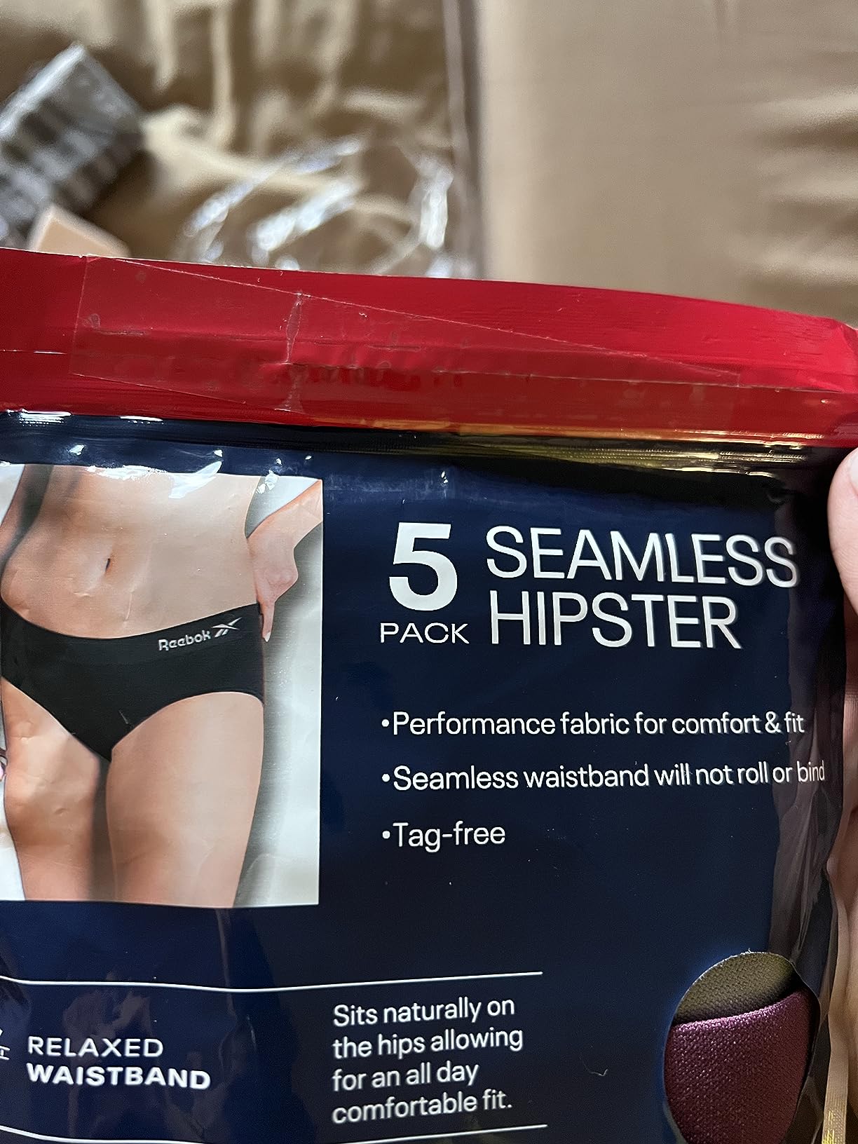 Reebok Womens Hipster Panties 5 Pack Soft Stretch Underwear for Women customer photo 1
