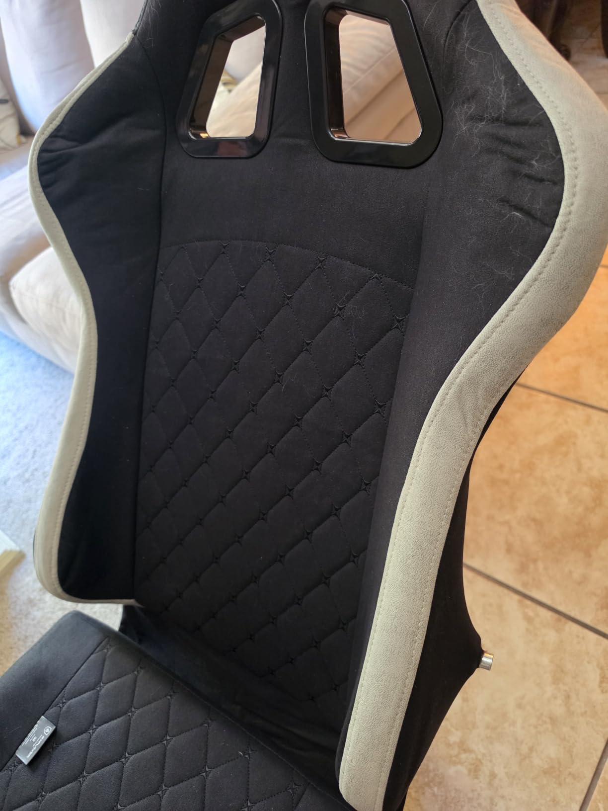 GTPLAYER Gaming Chair, Computer Office Chair with Pocket Spring Cushion, Linkage Armrests and Footrest, High Back Ergonomic Computer Chair with Lumbar Support Task Chair with Footrest(Black) customer photo 2