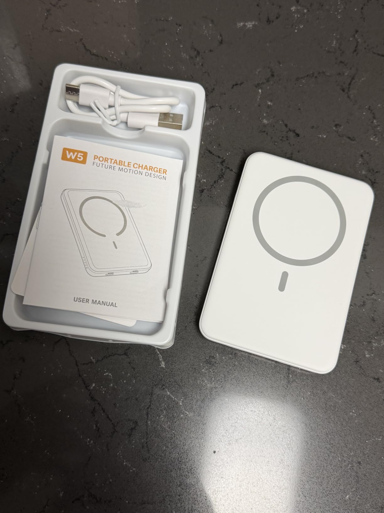for Magsafe Portable Charger, 5000mAh Slim Wireless Magnetic Power Bank customer photo 1