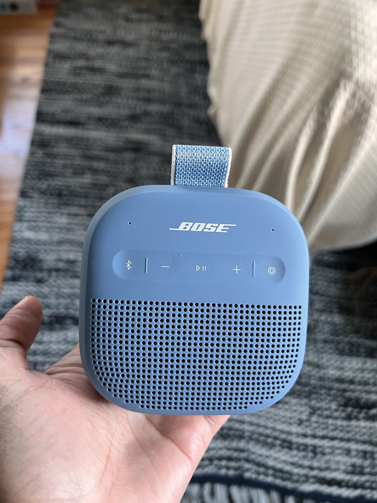 Bose SoundLink Micro Portable Bluetooth Speaker (2nd Gen), Wireless Outdoor Speaker, Up to 12 Hours Battery Life, Waterproof and Dustproof, Black customer photo 1