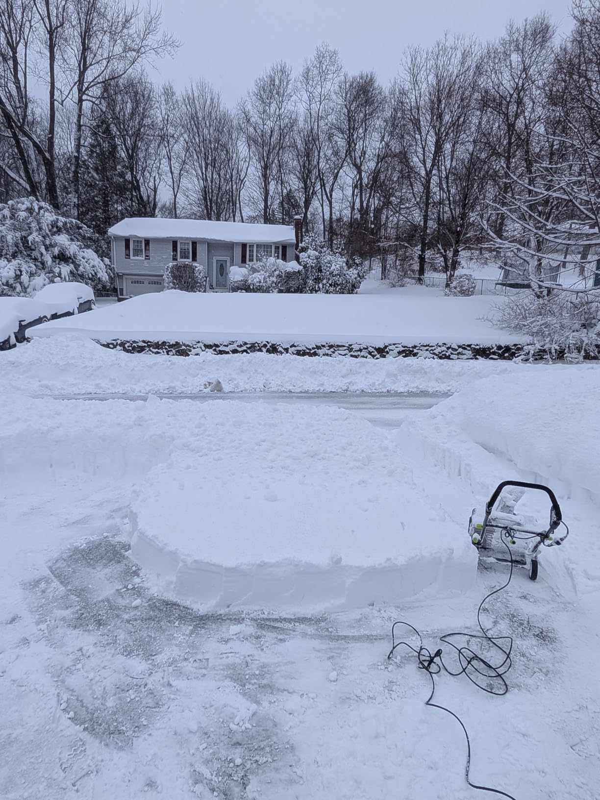 Corded Snow Blower:15A Motor, 20-Inch Electric Snow Blower, Electric Snow Shovel with 25ft Throwing Distance, Dual LED Lights, 3300rpm Snow Thrower DEKOPRO customer photo 2