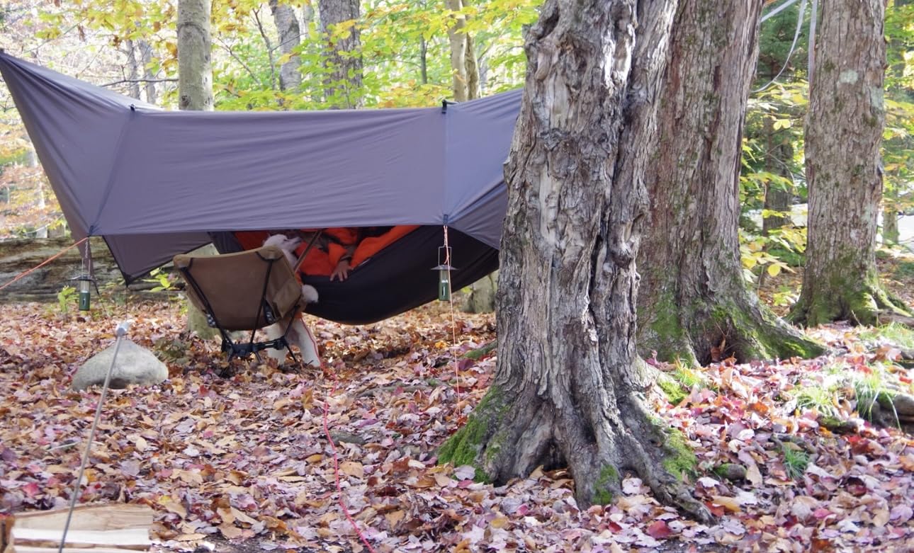 Onewind 10×10ft Waterproof Camping Tarp, Ultralight Silnylon Tarp Shelter customer photo 2
