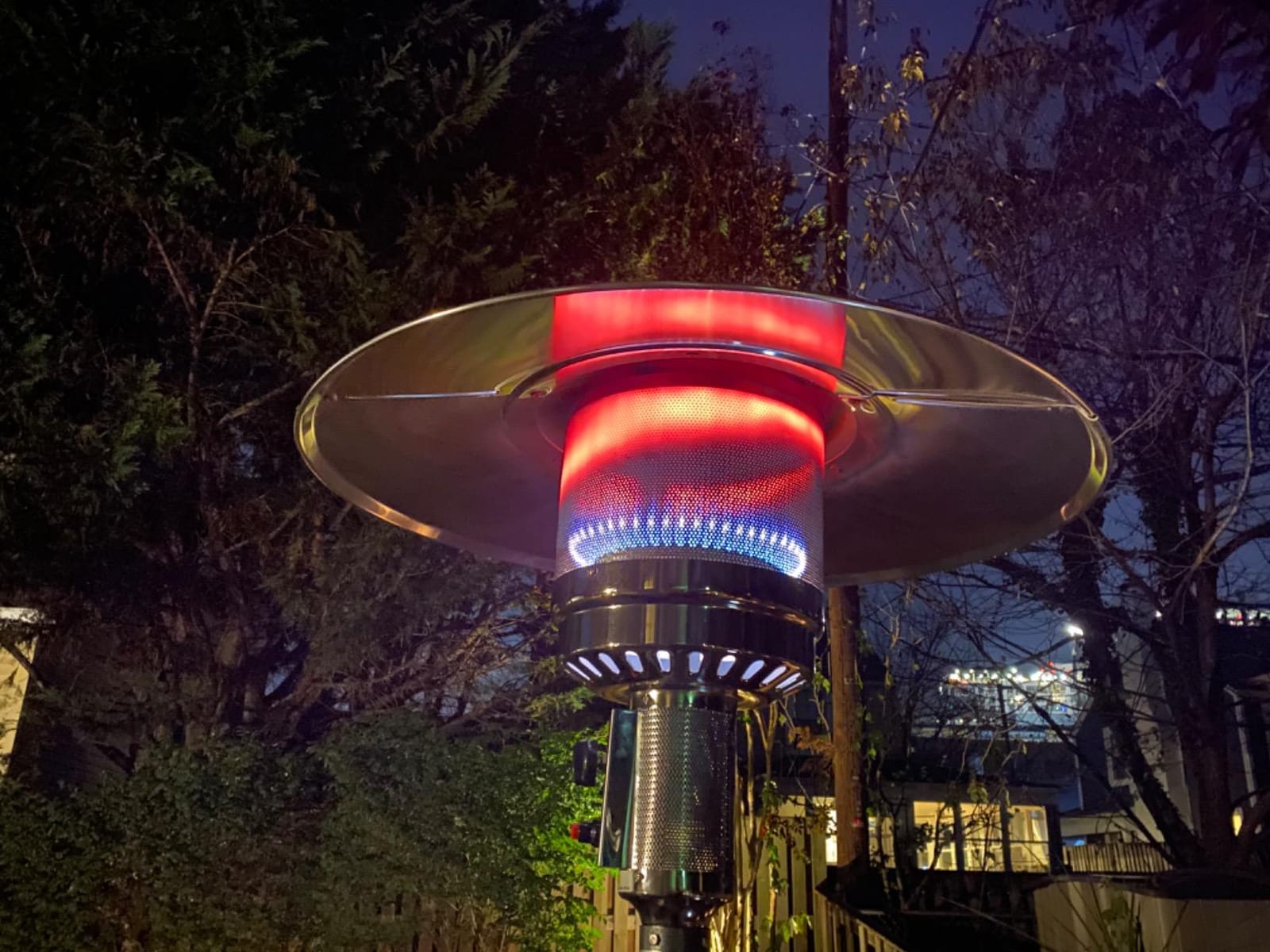 Pamapic Outdoor Heaters for Patio with Round Table Design, Premium 304 Stainless Steel Burner, Triple Protection System Propane Patio Heater for Porch Garden, Residential & Commercial Use customer photo 1