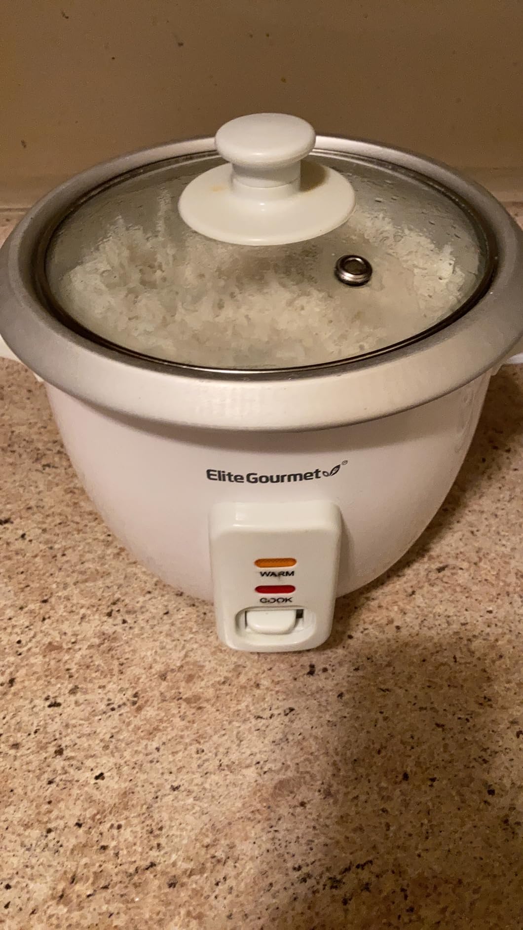 Elite Gourmet ERC003BX Rice Cooker, Keep Warm, Black, 6 Cups Cooked customer photo 1