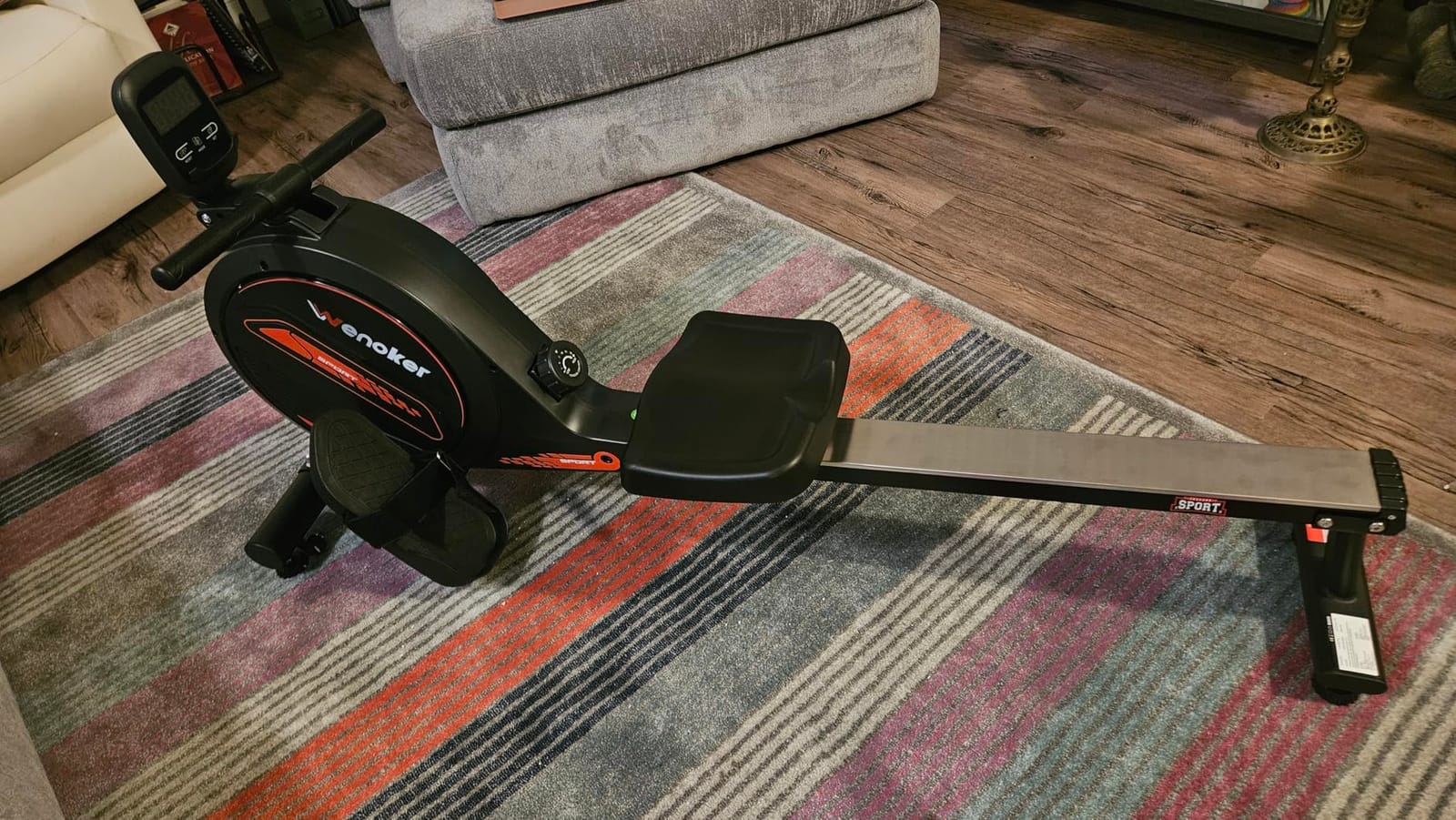 Wenoker Magnetic Rowing Machine for Home,Quiet & Smooth,Full Body Workout customer photo 2