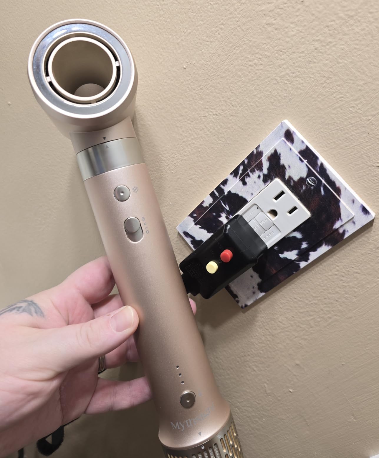 Mythsight StyleVibe 6-in-1 Air Styler with Hair Dryer & Auto-Wrap Curl L/R customer photo 2