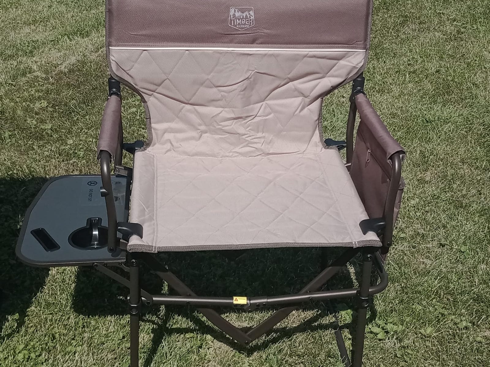 TIMBER RIDGE 400lbs Heavy Duty Camping Chair Portable Directors Chair customer photo 1