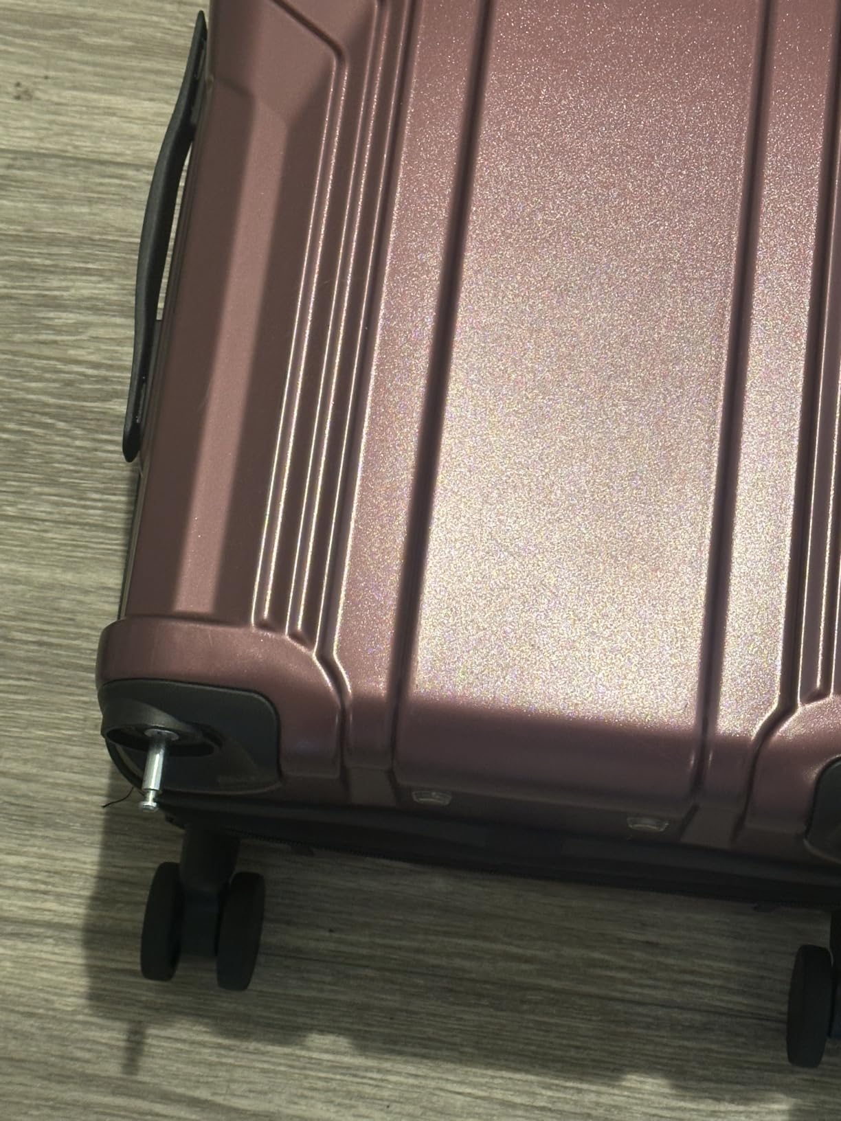 BAGSMART Expandable Carry On Luggage 22 * 14 * 9 Airline Approved, Purple customer photo 2