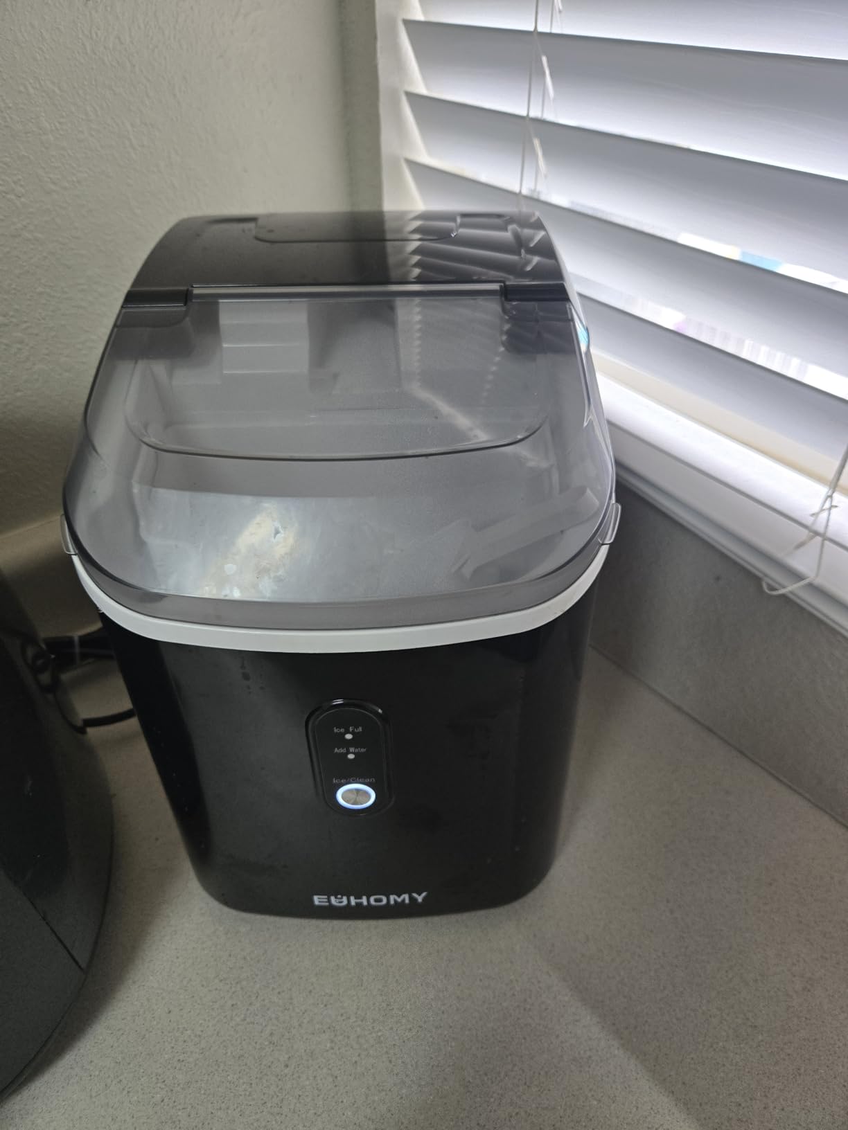 EUHOMY Nugget Ice Maker Countertop with Handle, 38lbs Daily Sonic Ice customer photo 1