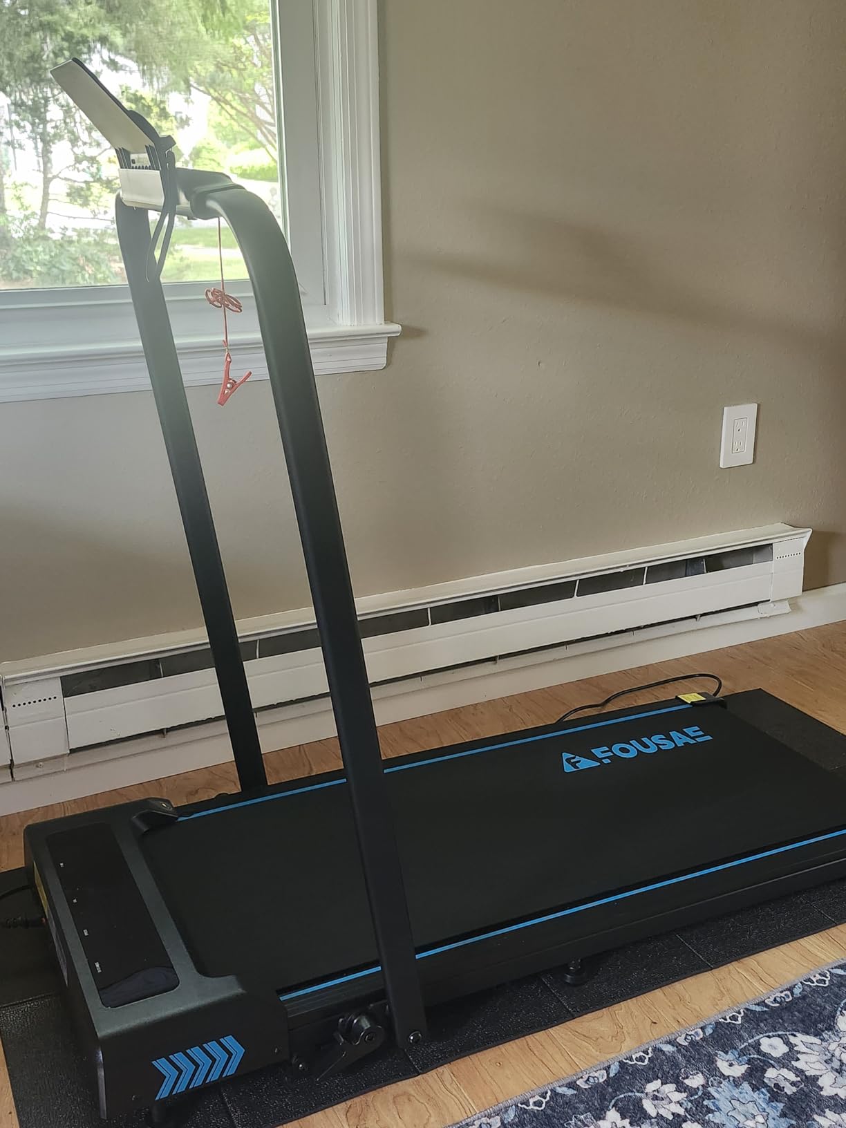 Treadmills for Home, App Compatible, 5 in 1 7.5MPH Foldable Treadmill with 10% Incline, 3.0HP Brushless Drive, 12 HIIT Programs, Full Screen LED Display, Remote Control, 400 LBS Weight Capacity customer photo 1