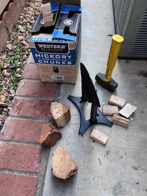 Kindling Splitter L, Cast Iron Manual Wood Splitter for Firewood customer photo 2