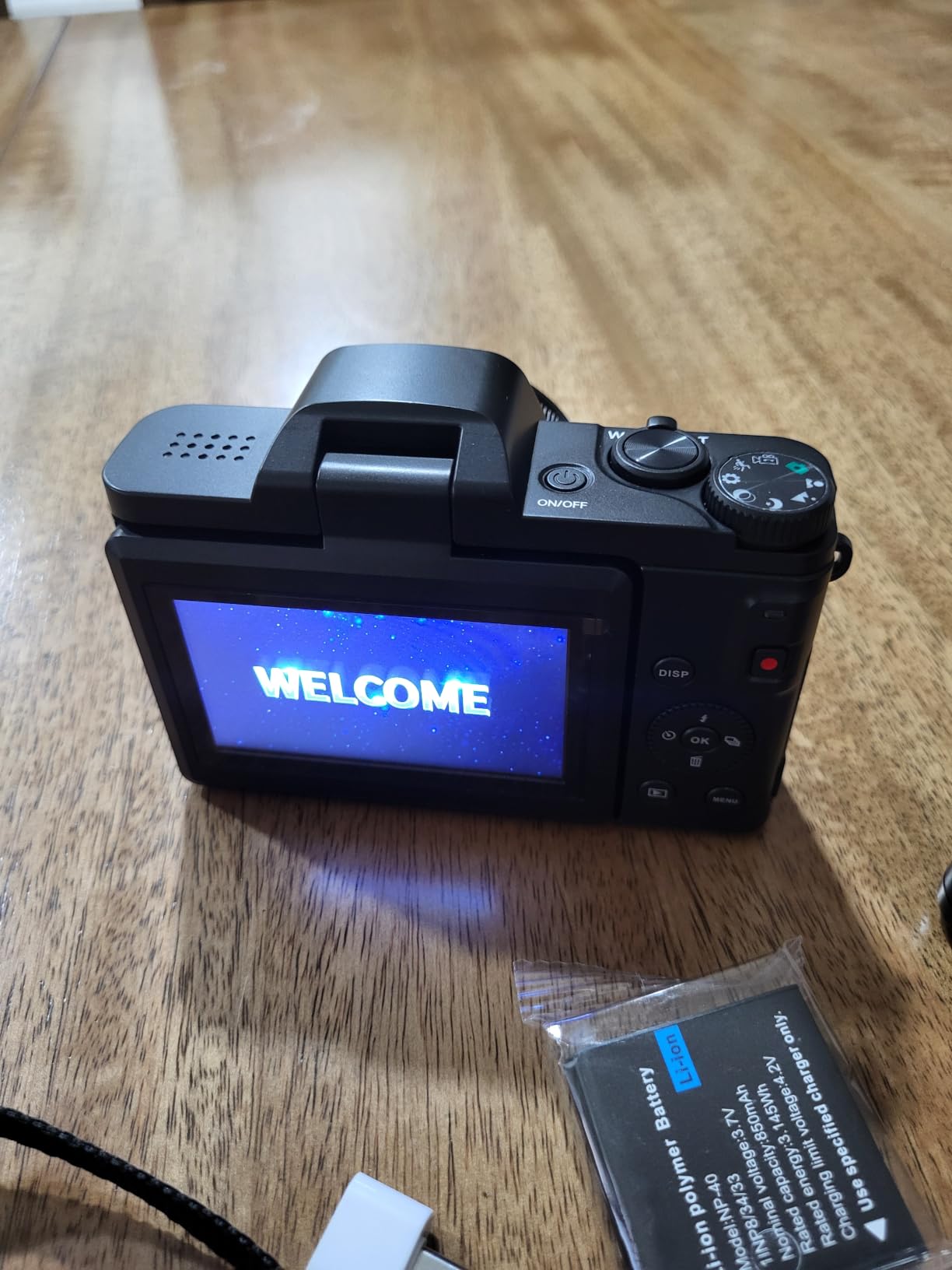 4K Digital Camera WiFi 180° Flip Screen Autofocus 64MP 16X Zoom, Black customer photo 1