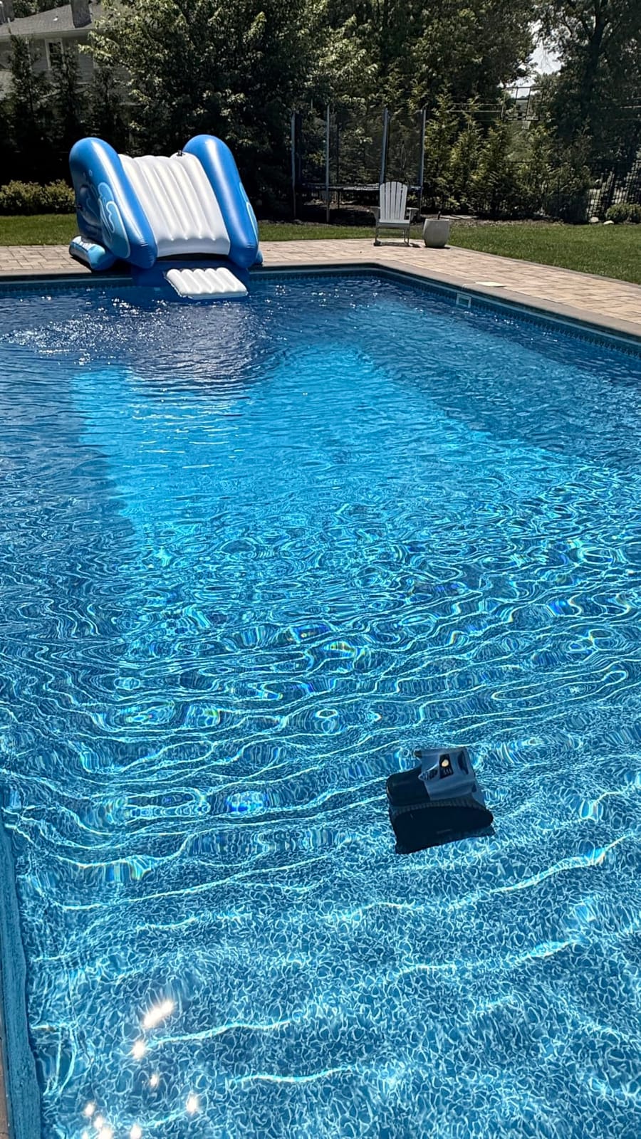 [2026 Release] Automatic Robotic Pool Vacuum for Inground & Above Ground Pools, Wall Climbing Pool Vacuum Cleaner, Cleans Floor, Walls, Waterline, Drain & Skimmer up to 2150 Sq. Ft., 190 Min customer photo 1